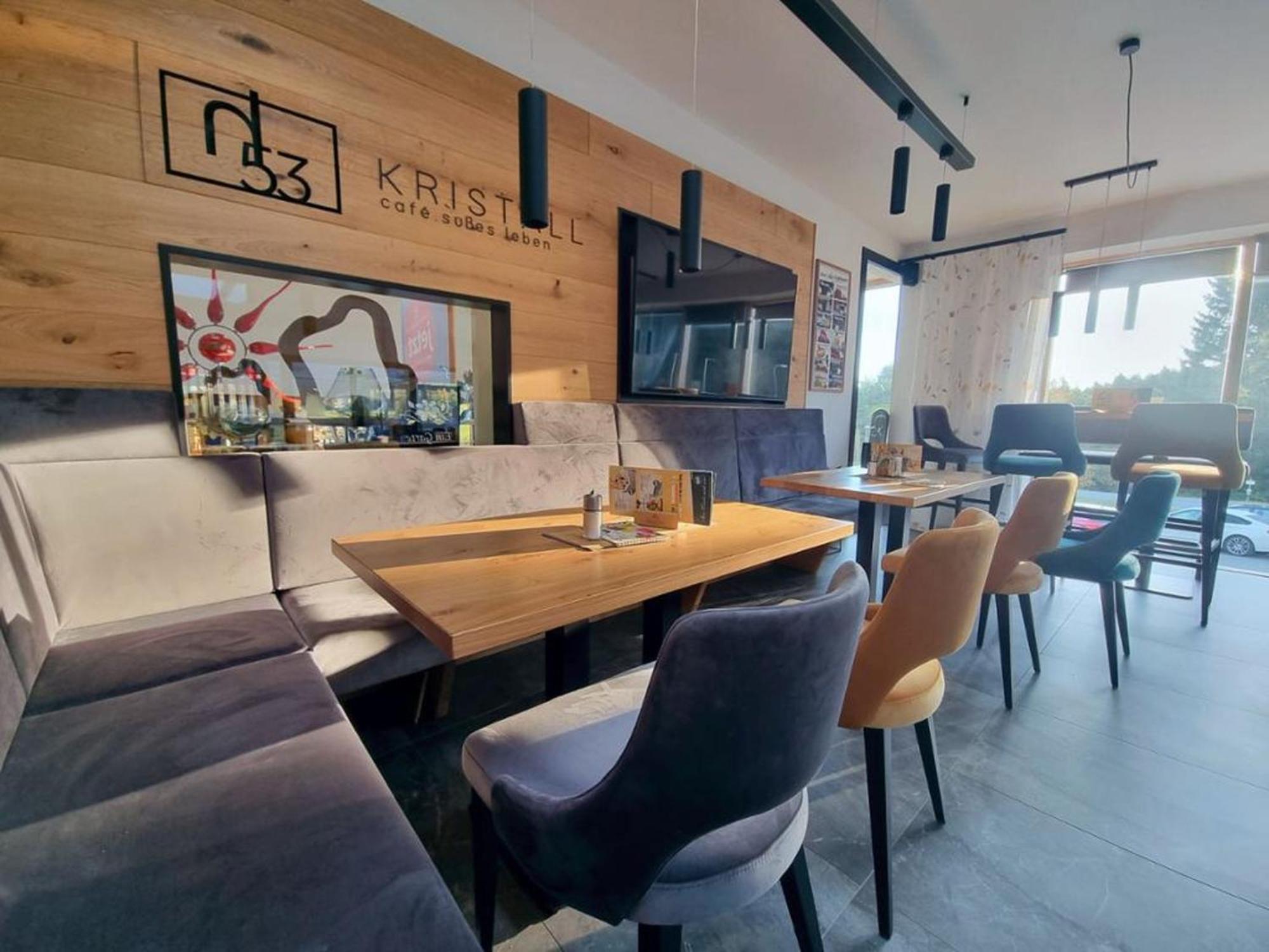 Cafe-Pension Kristall Hirschenwies Dış mekan fotoğraf